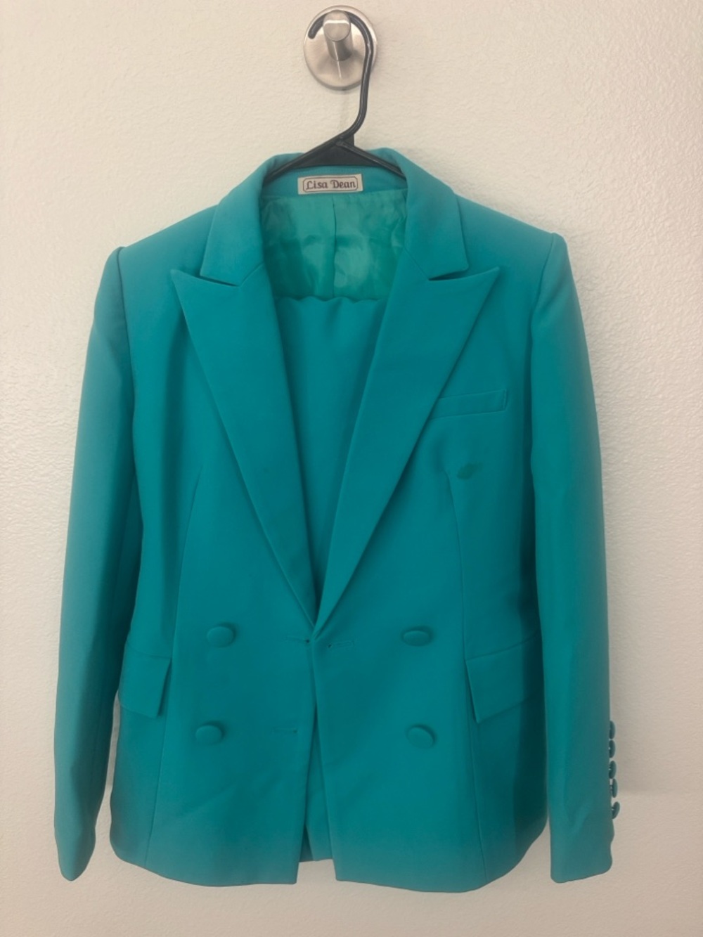 Teal Pageant Interview Outfit - Lisa Dean